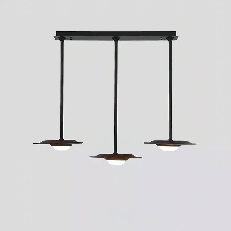Suspension Lutèce en bois et métal – vue 25