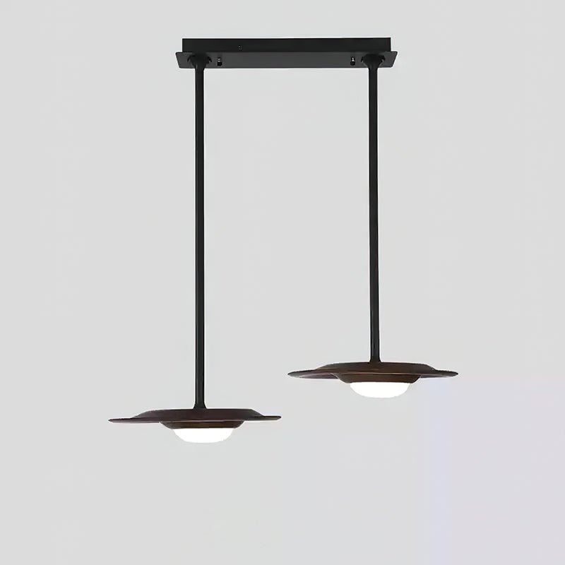 Suspension Lutèce en bois et métal – vue 14