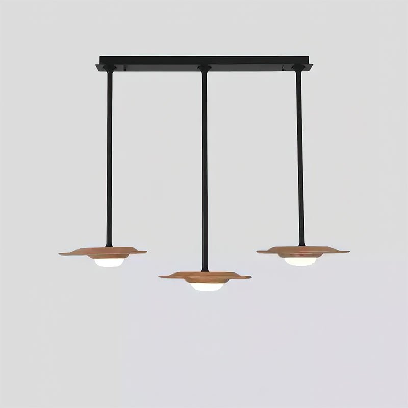 Suspension Lutèce en bois et métal – vue 30