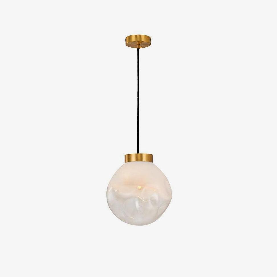 Suspension Étoile en verre et métal – vue 9