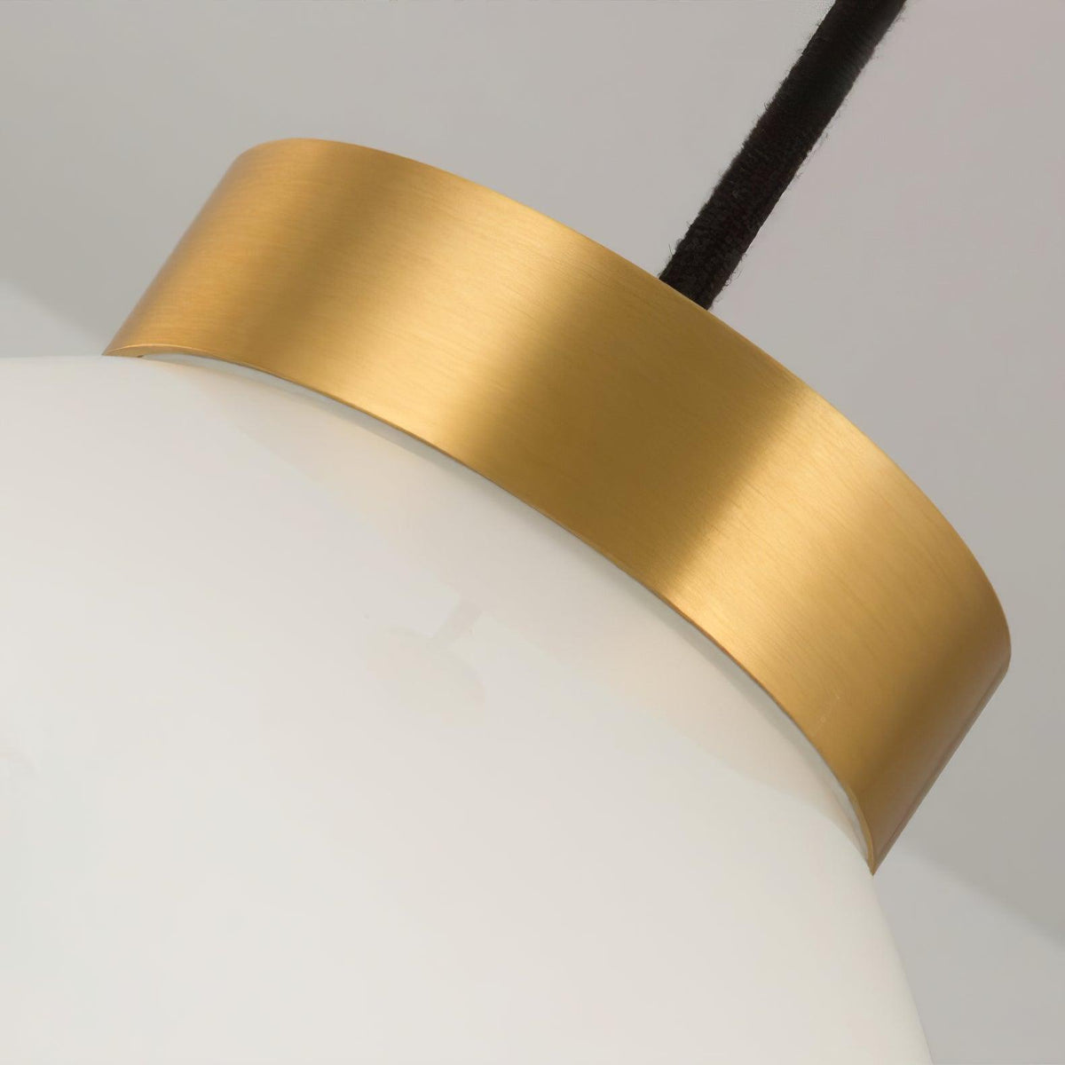 Suspension Étoile en verre et métal – vue 2