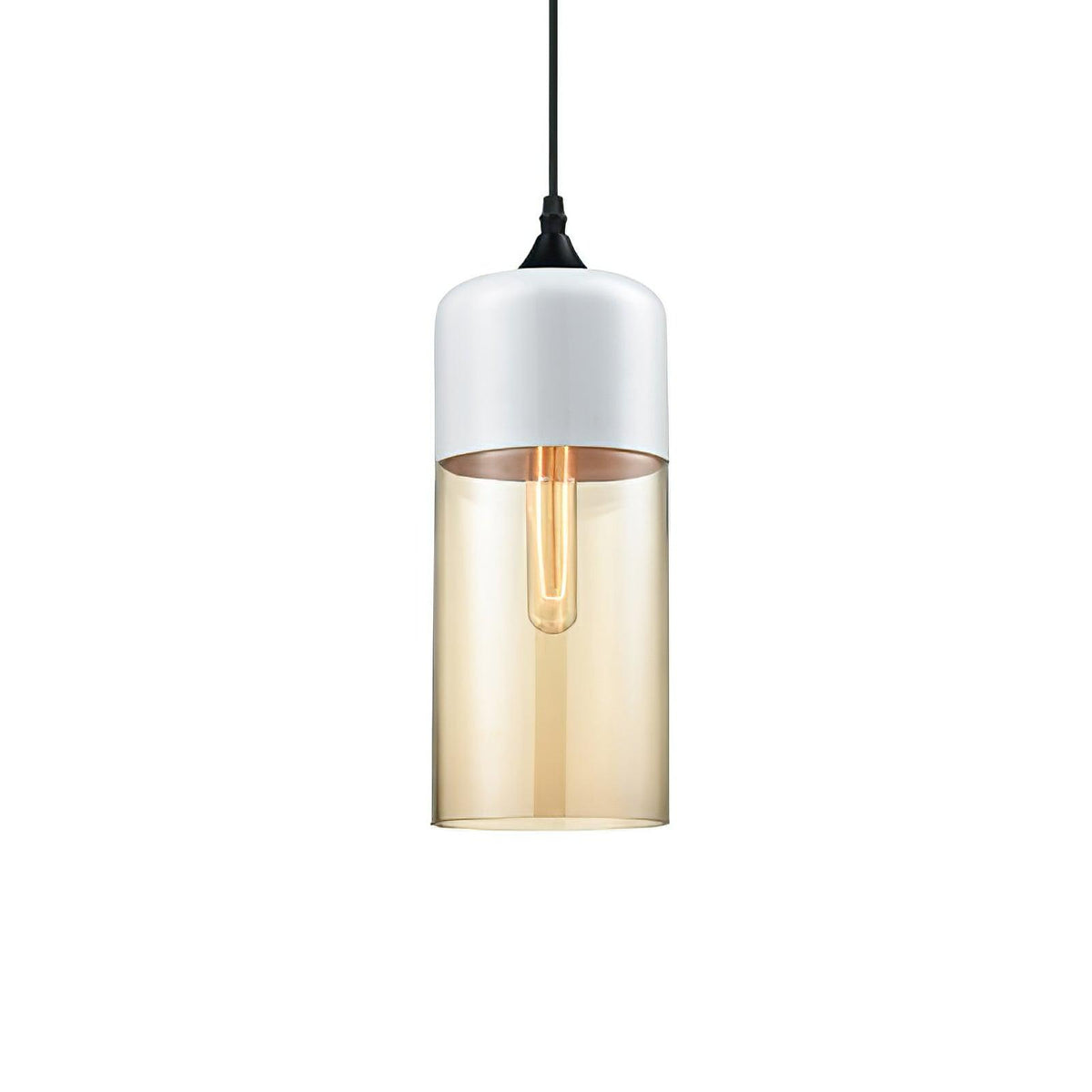 Suspension Térébinthe en verre et métal – vue 43