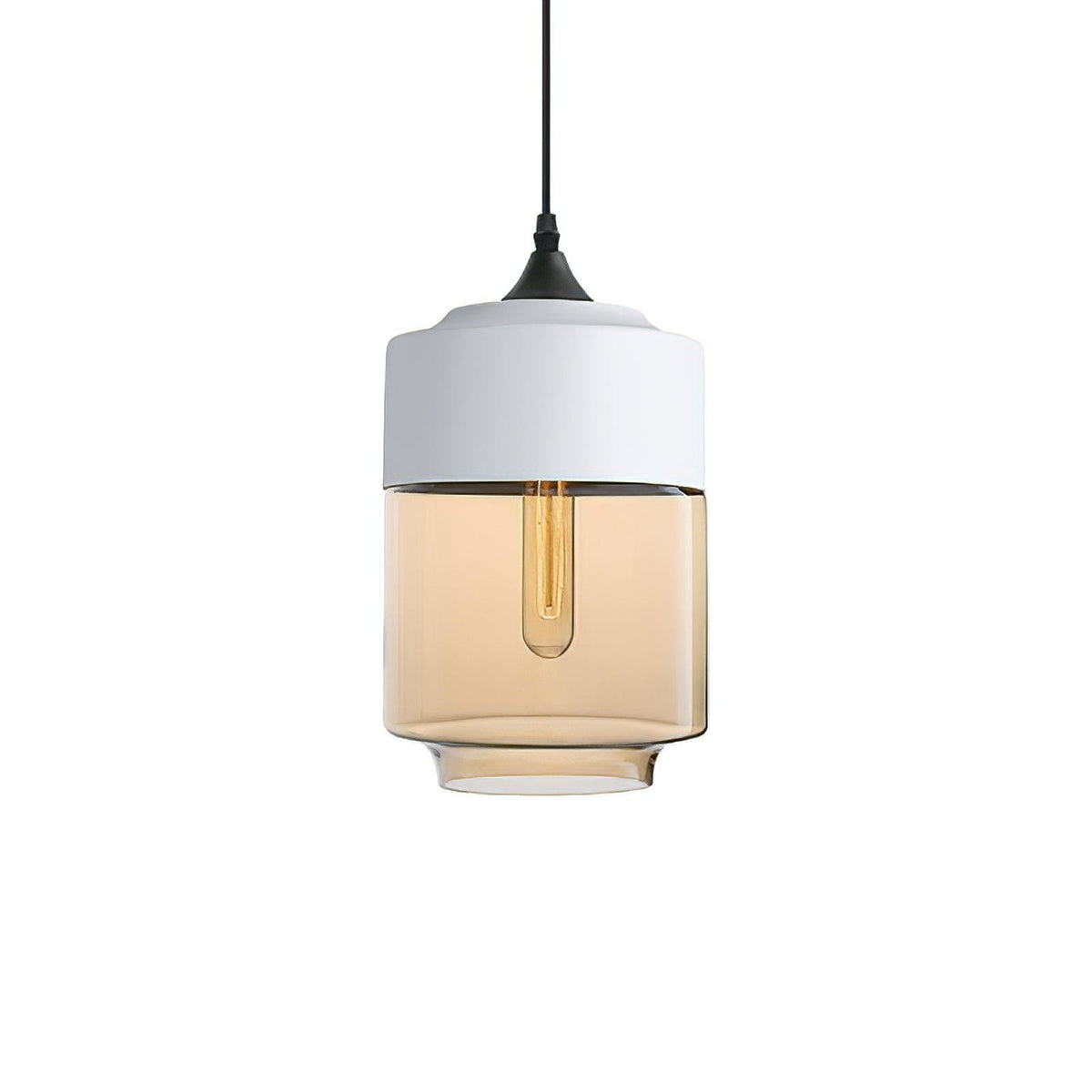 Suspension Térébinthe en verre et métal – vue 32