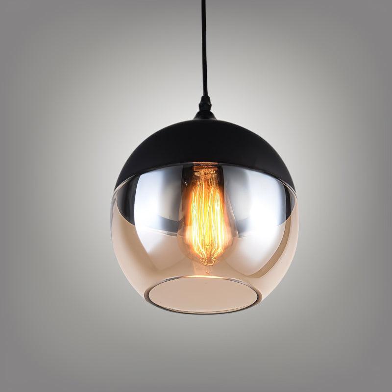 Suspension Térébinthe en verre et métal – vue 34