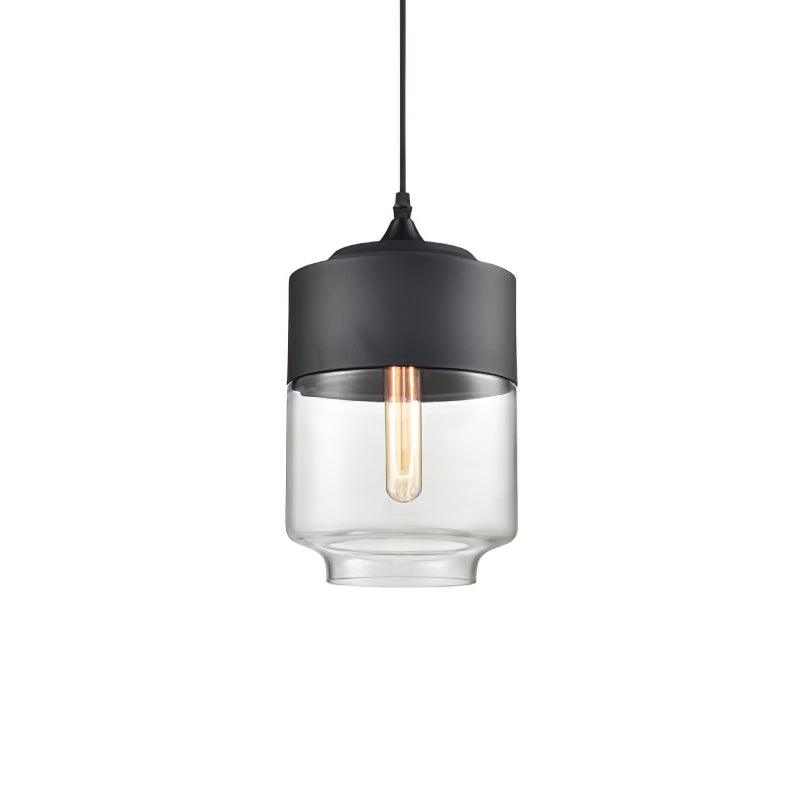 Suspension Térébinthe en verre et métal – vue 10