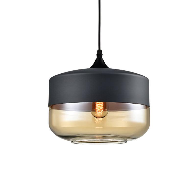 Suspension Térébinthe en verre et métal – vue 51