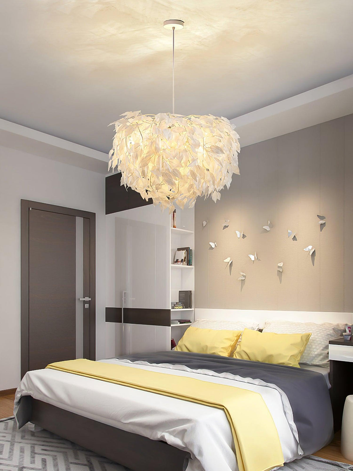 Suspension Adret en tissu et fer – vue 11