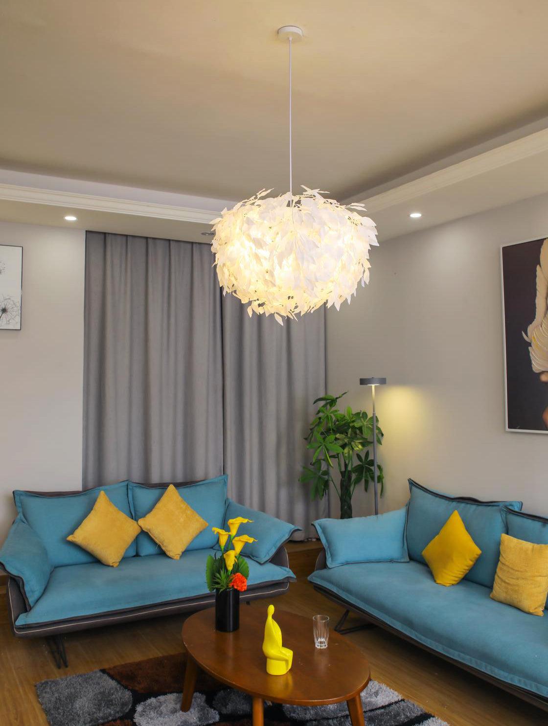 Suspension Adret en tissu et fer – vue 14