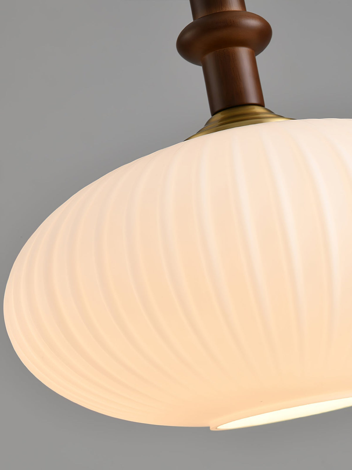 Suspension Rêverie en verre et bois – vue 13