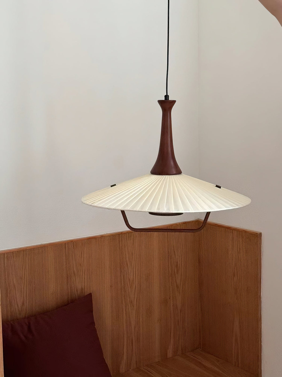 Suspension Sérénade en bois et tissu – vue 18