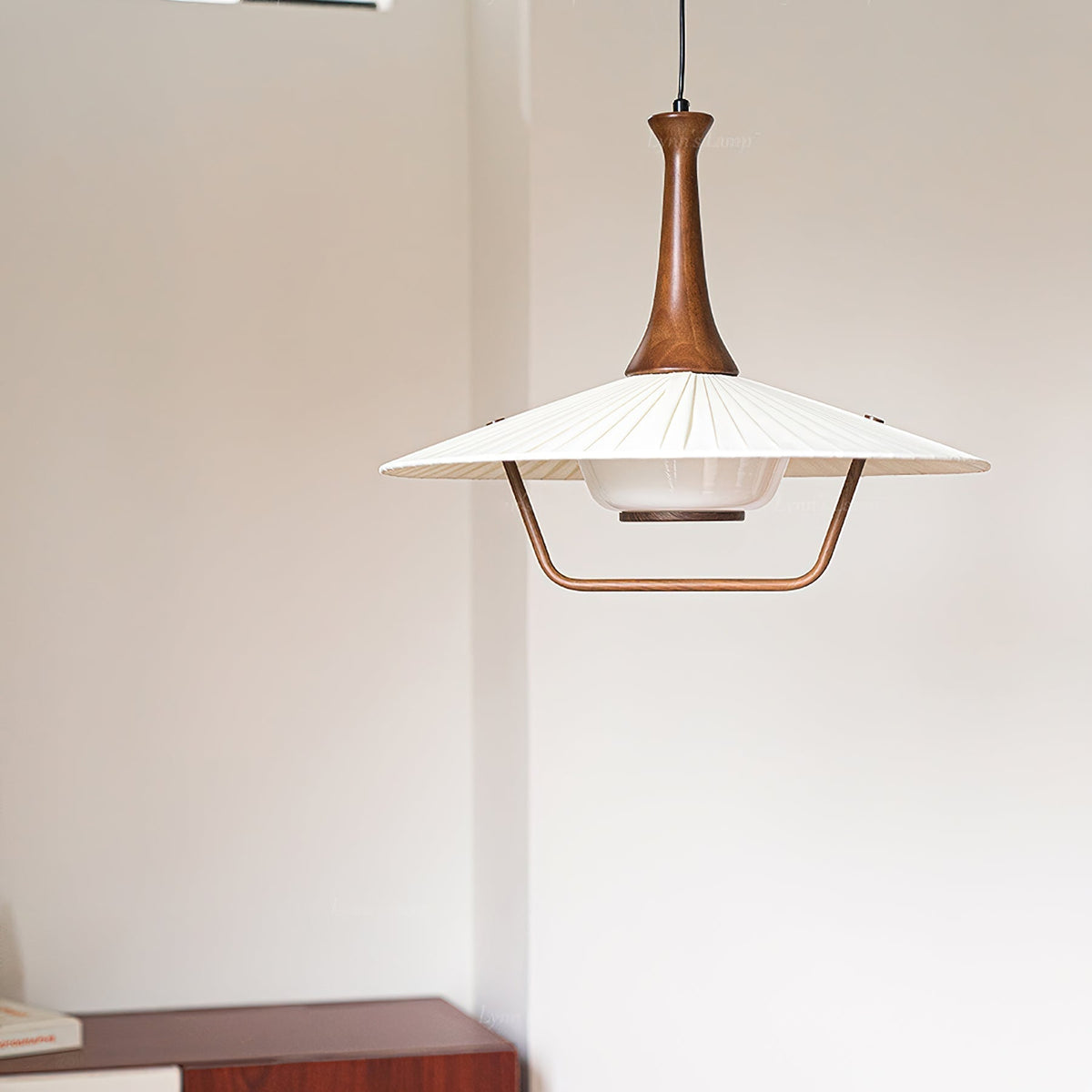 Suspension Sérénade en bois et tissu – vue 9
