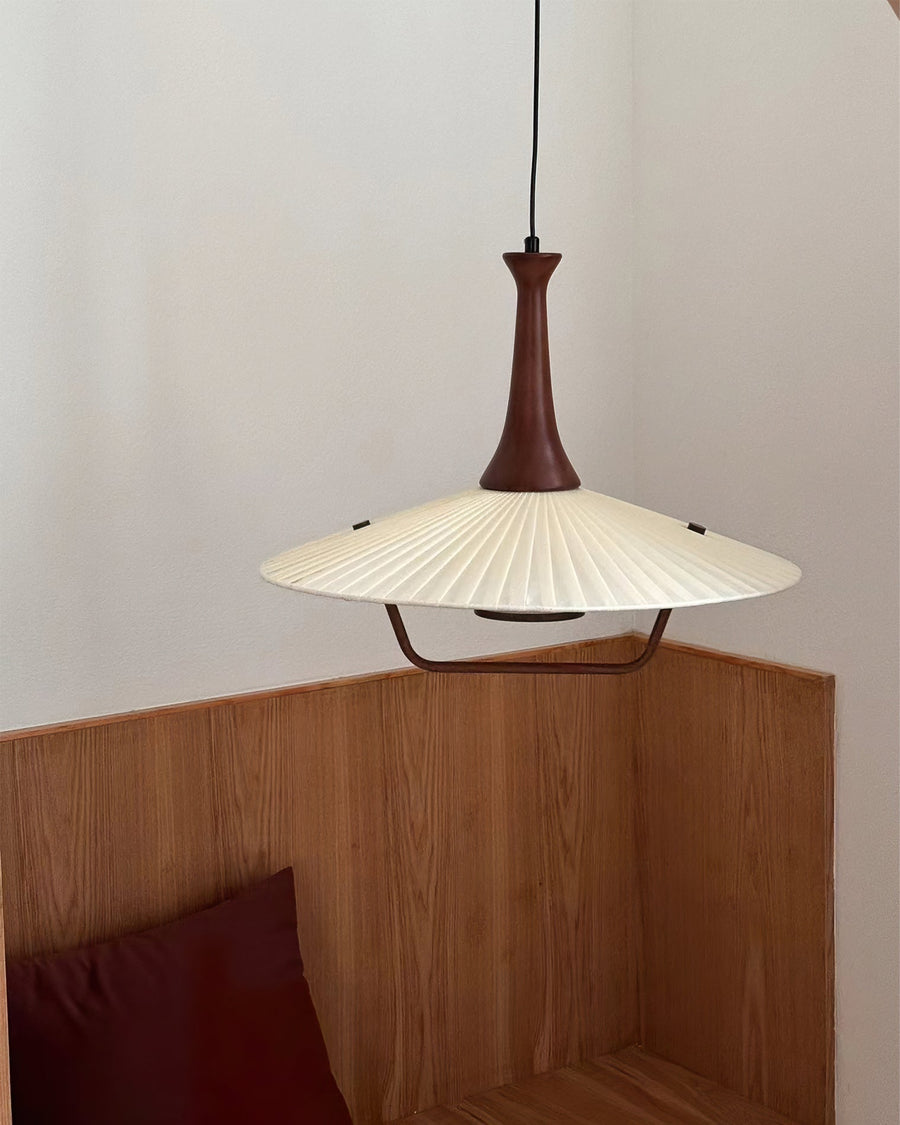 Suspension Sérénade en bois et tissu – vue 5