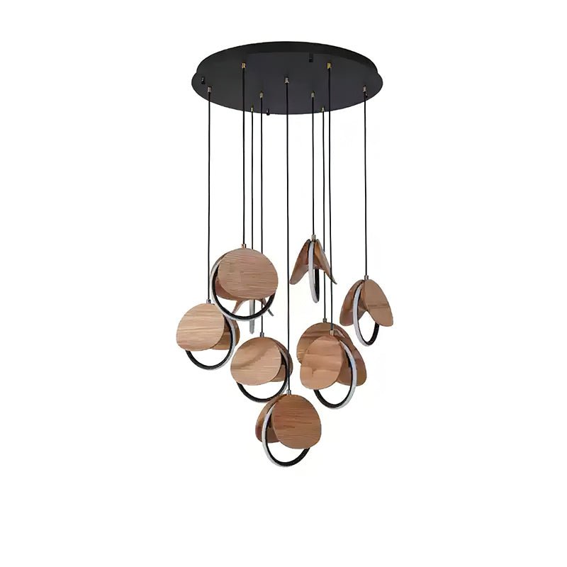 Lustre Ambleteuse en bois et métal – vue 31