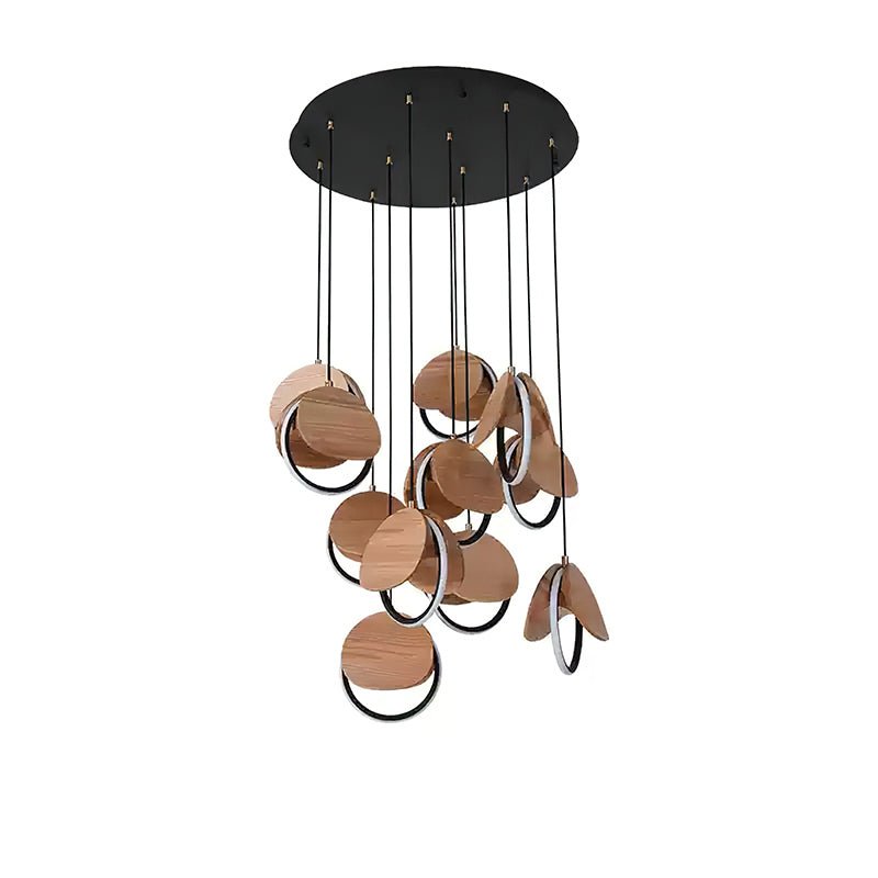 Lustre Ambleteuse en bois et métal – vue 33
