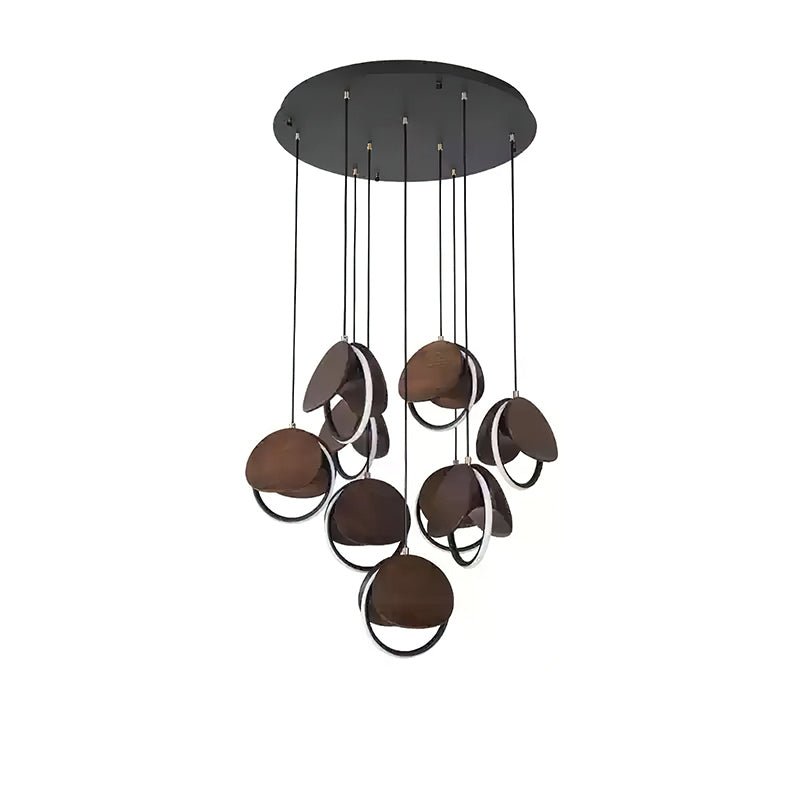 Lustre Ambleteuse en bois et métal – vue 32
