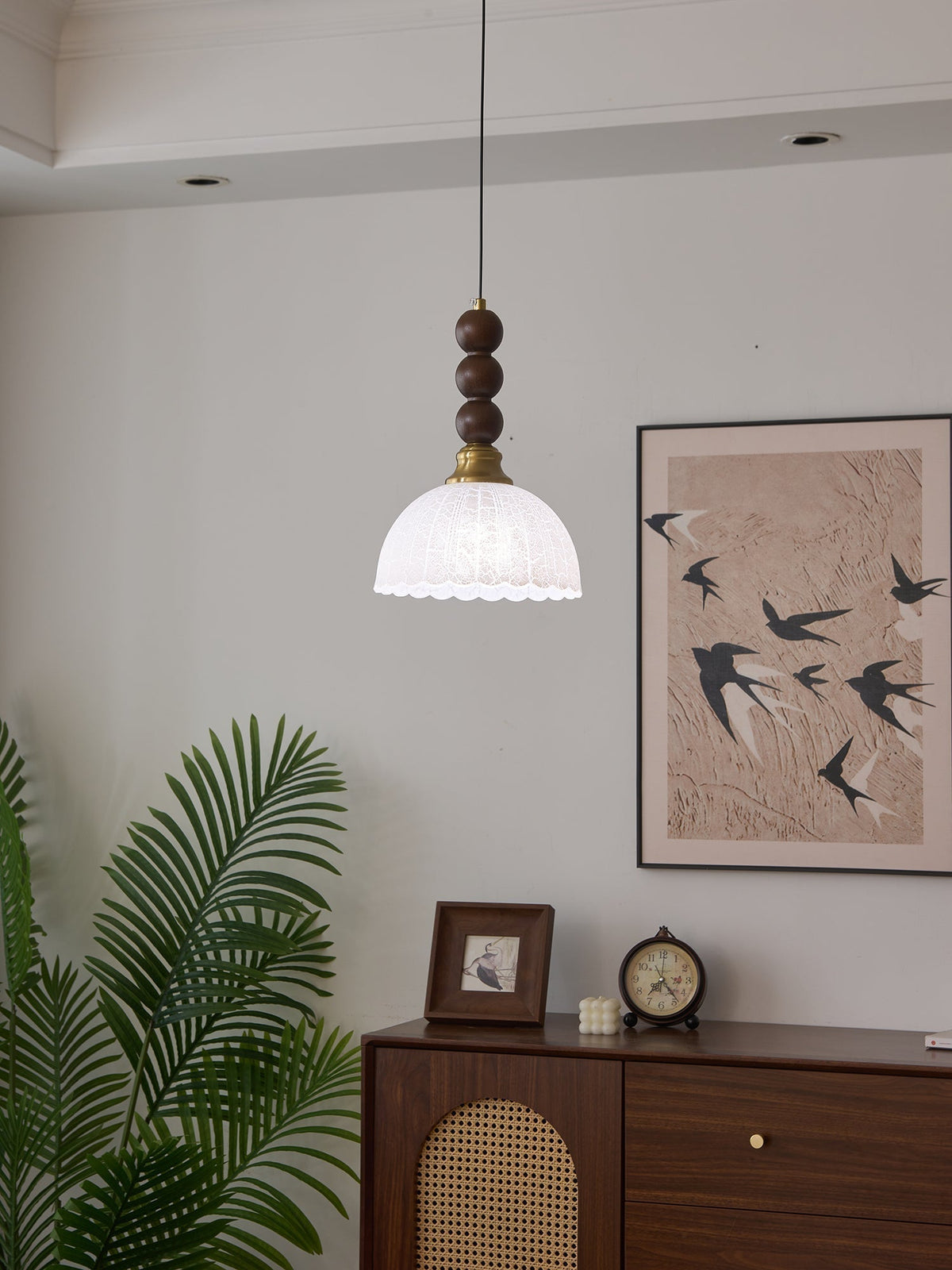 Suspension Cédrat en bois et tissu – vue 46