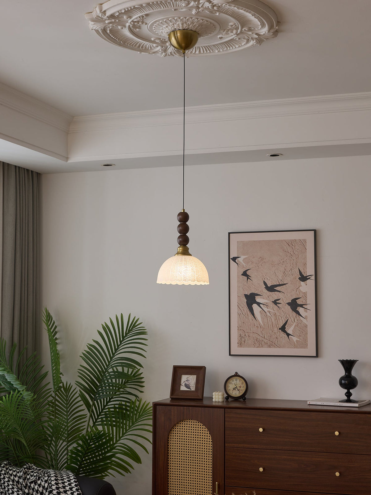 Suspension Cédrat en bois et tissu – vue 47