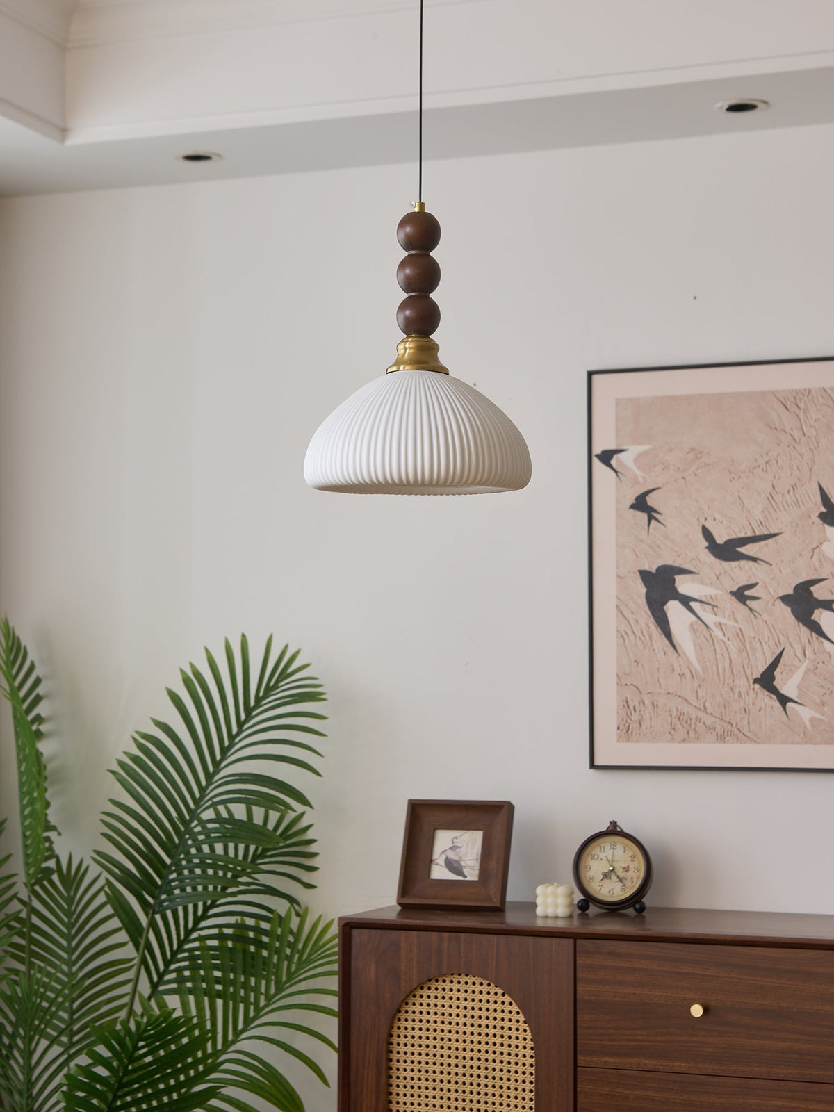 Suspension Cédrat en bois et tissu – vue 12