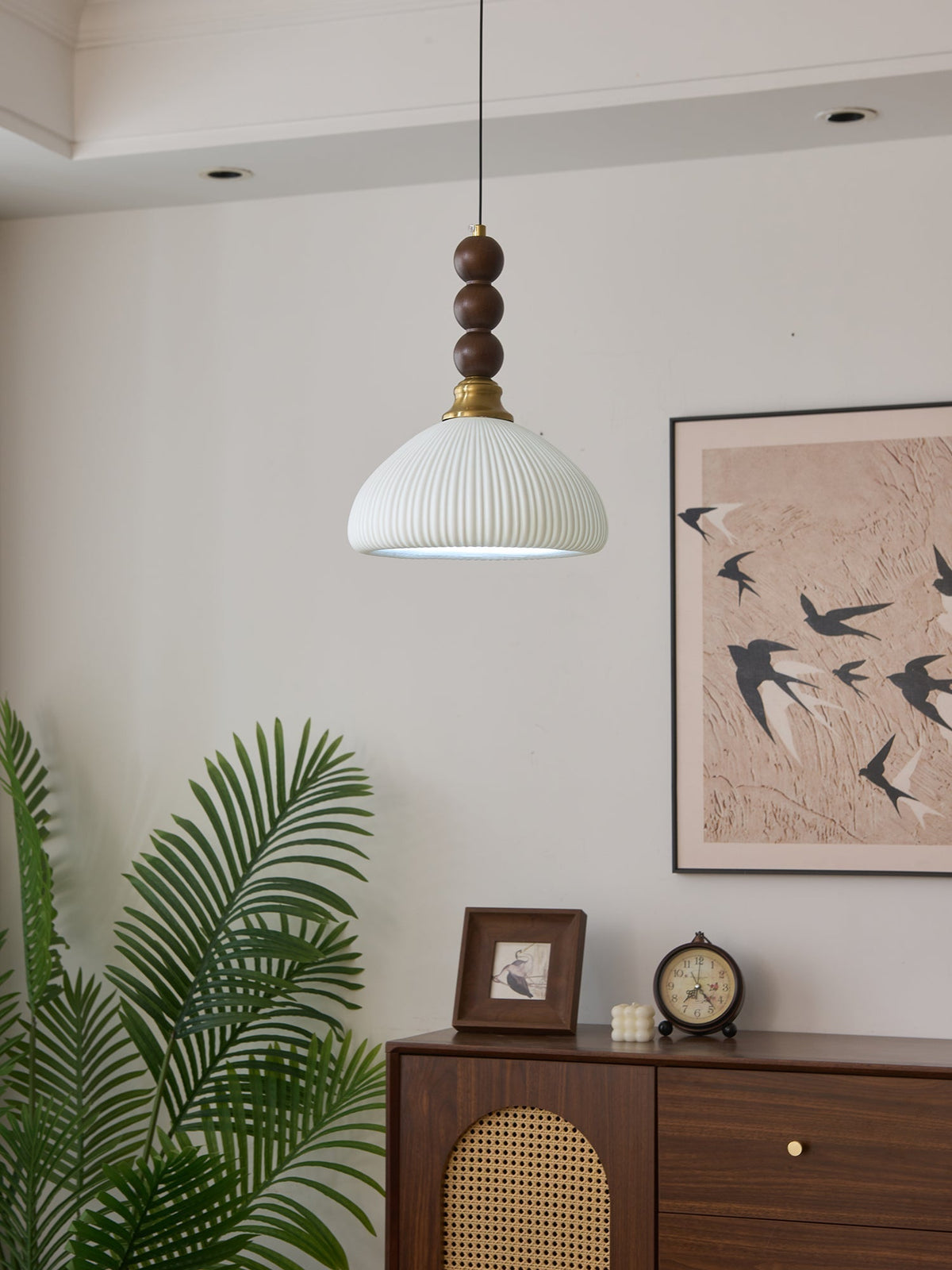 Suspension Cédrat en bois et tissu – vue 34
