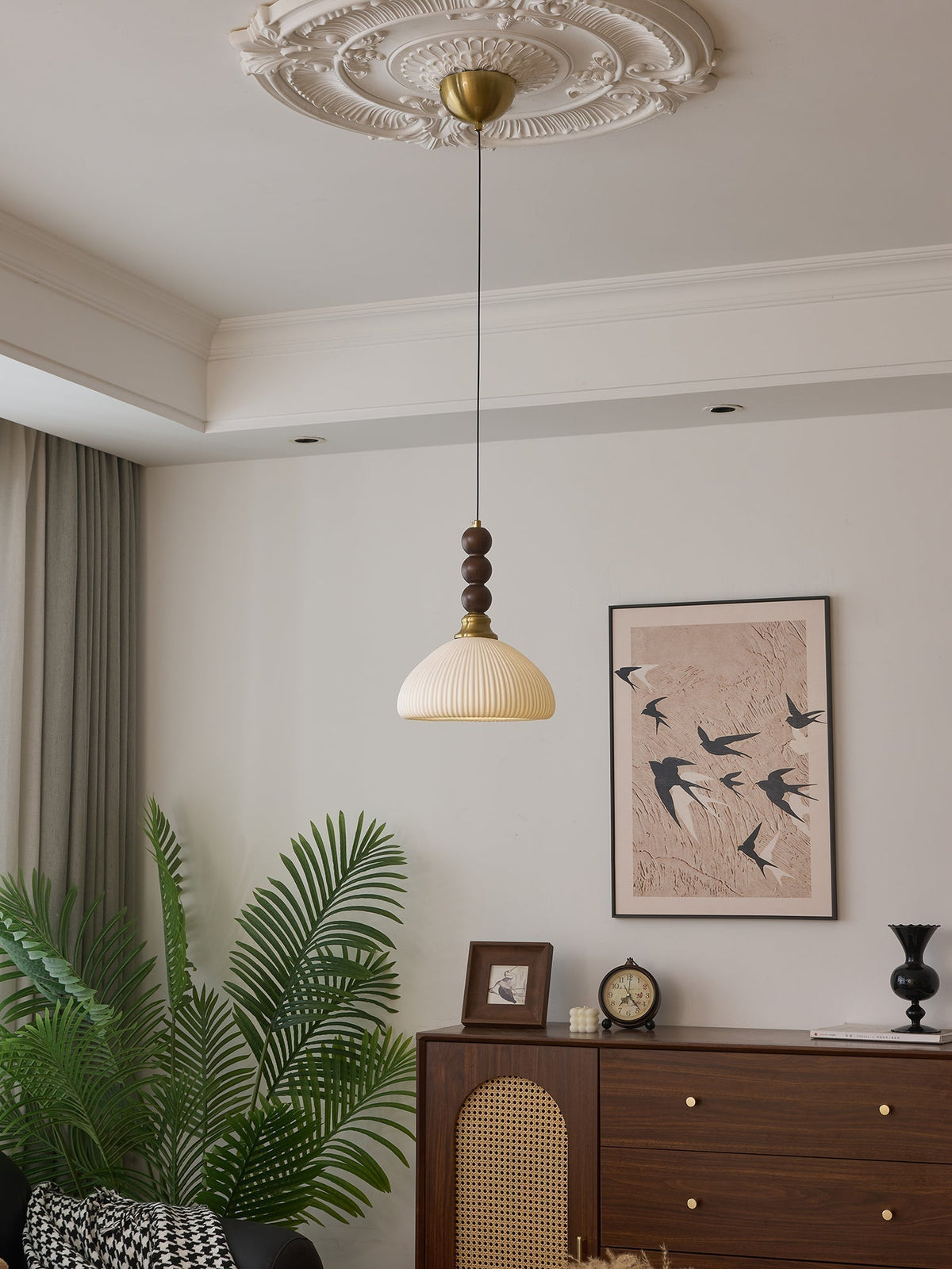 Suspension Cédrat en bois et tissu – vue 48