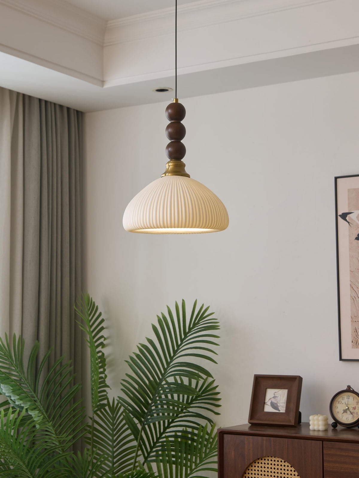 Suspension Cédrat en bois et tissu – vue 49