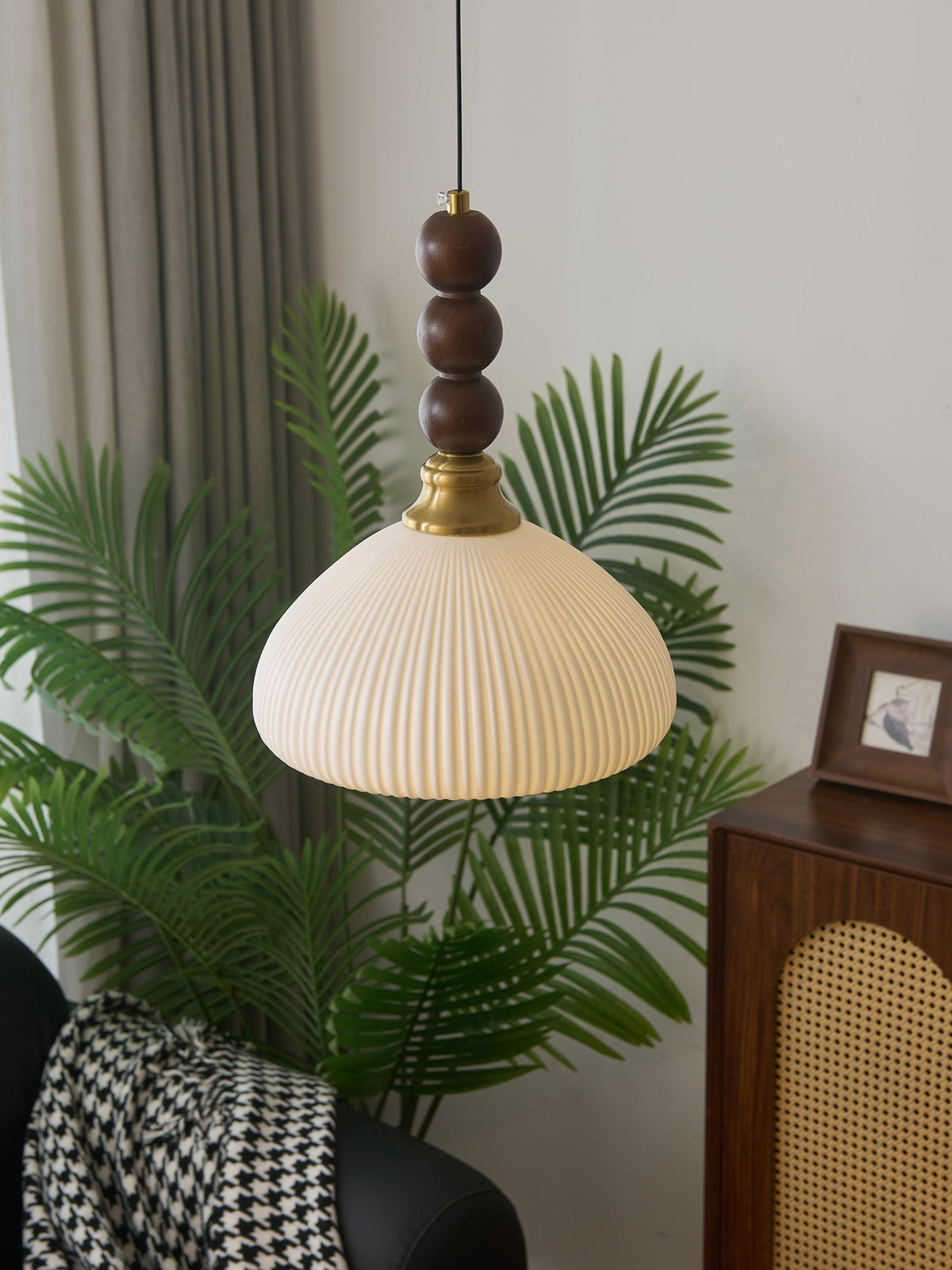 Suspension Cédrat en bois et tissu – vue 51