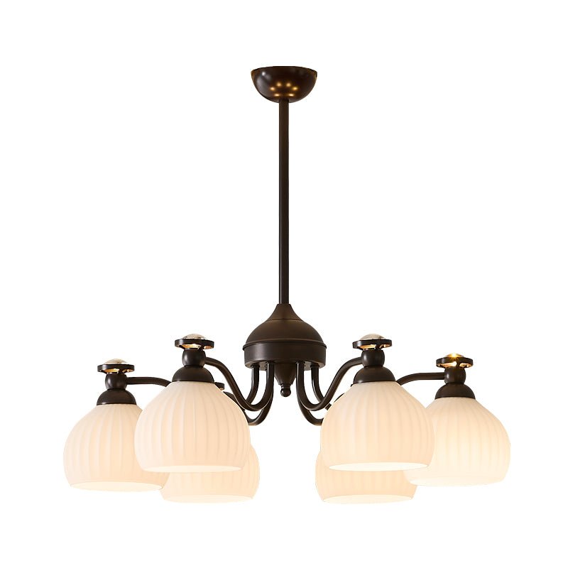 Lustre Vaisseau en verre et métal – vue 27
