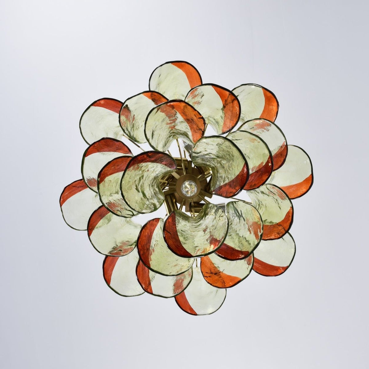 Lustre Falaise en verre et métal – vue 50