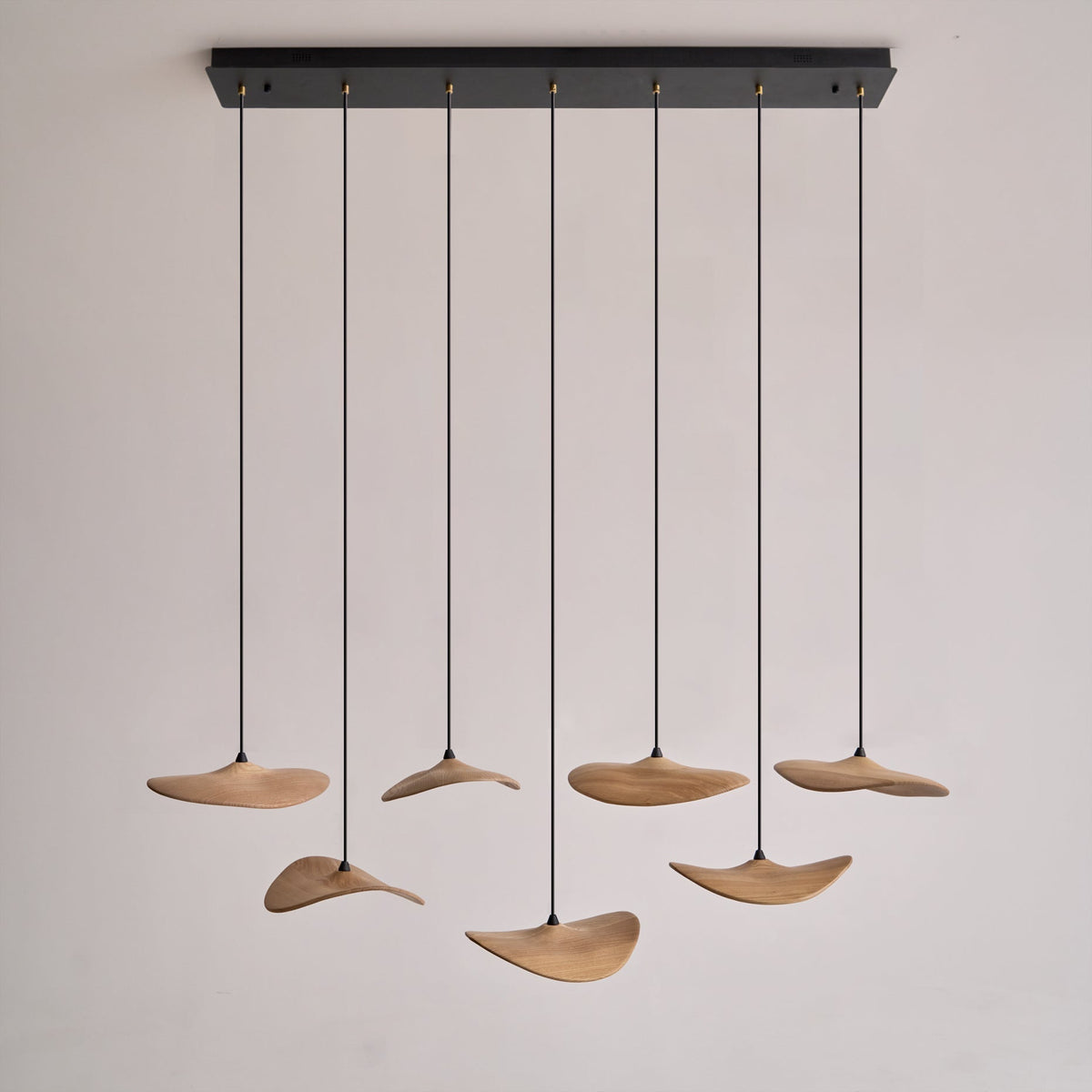 Lustre Saule en bois et métal – vue 76