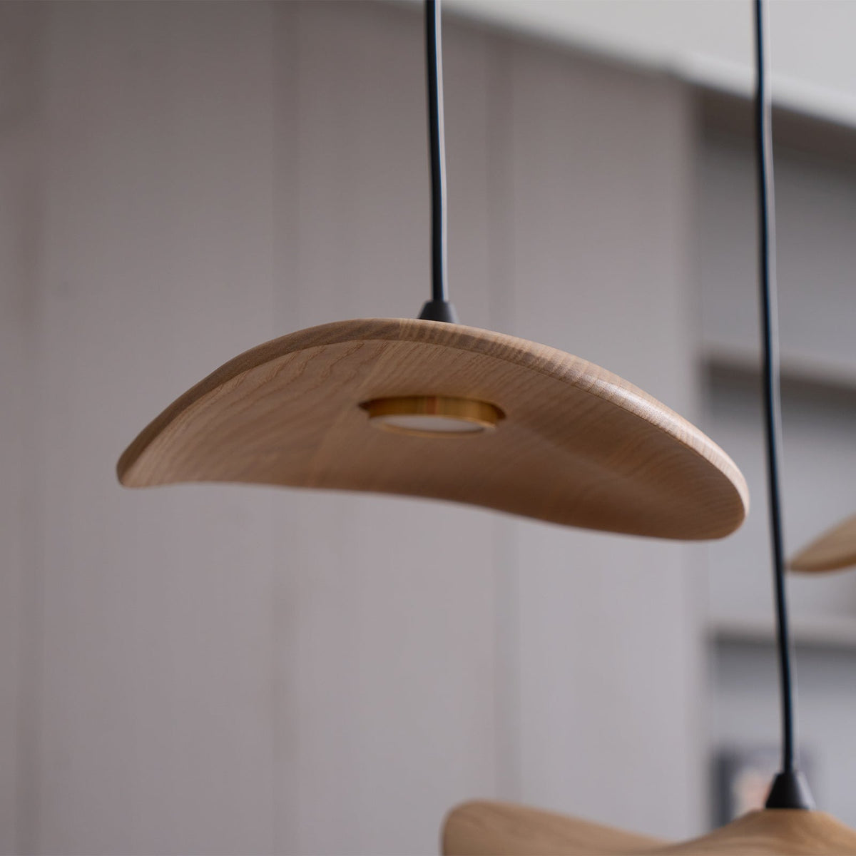 Lustre Saule en bois et métal – vue 43