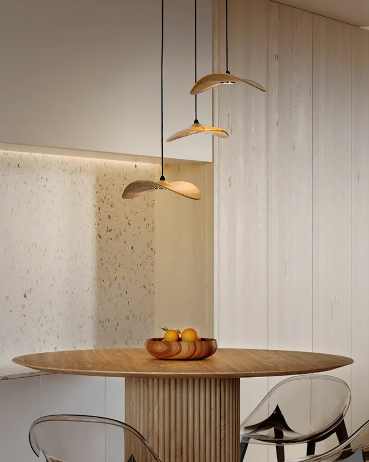 Lustre Saule en bois et métal – vue 86