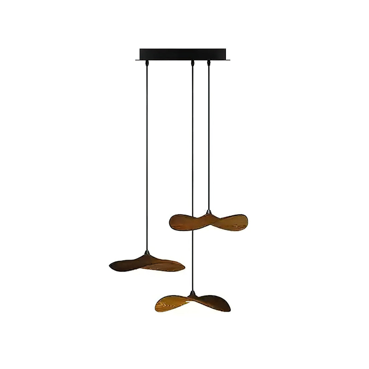 Lustre Saule en bois et métal – vue 62