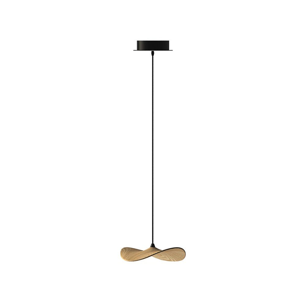 Lustre Saule en bois et métal – vue 18