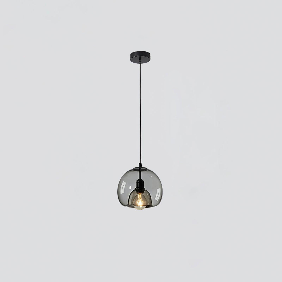 Suspension Océane en verre et métal – vue 11