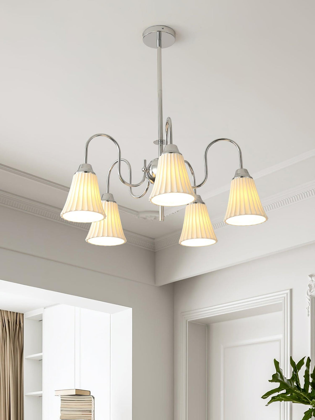 Lustre Griotte en céramique et métal – vue 14