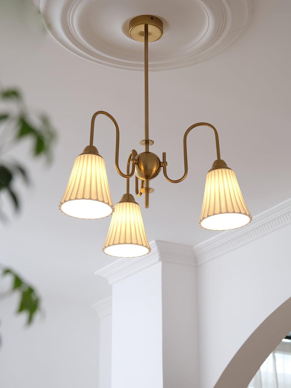 Lustre Griotte en céramique et métal – vue 17