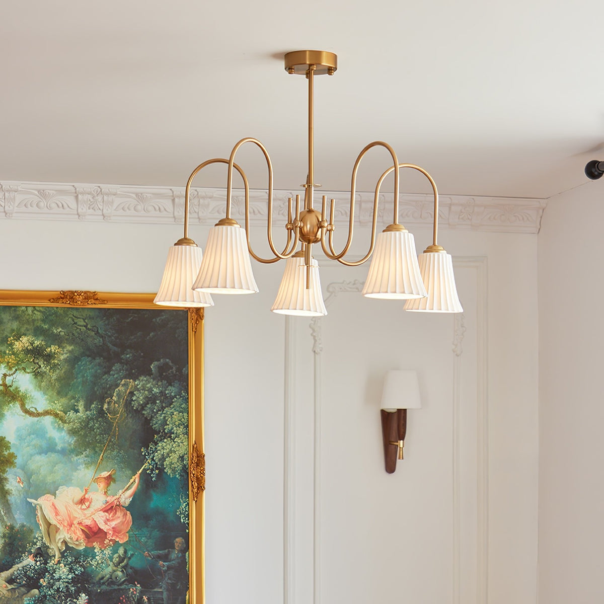 Lustre Griotte en céramique et métal – vue 4