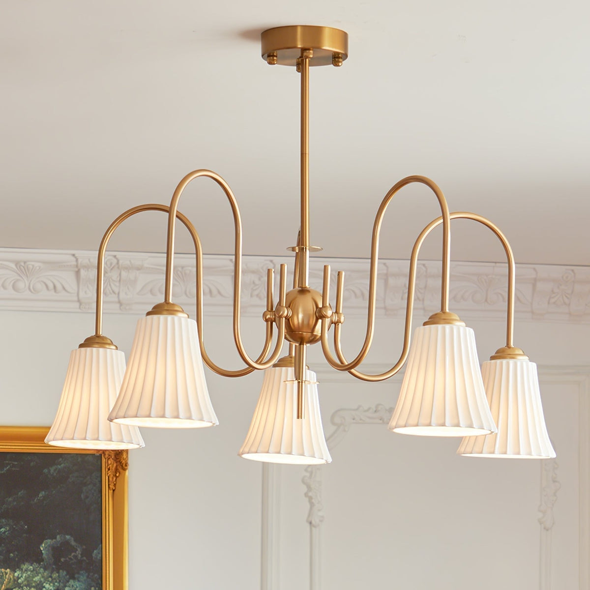 Lustre Griotte en céramique et métal – vue 50