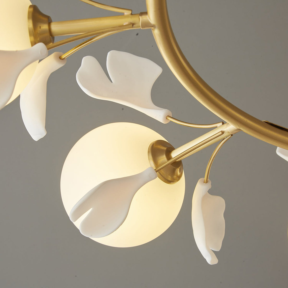 Lustre Lisbonne en céramique et laiton – vue 22