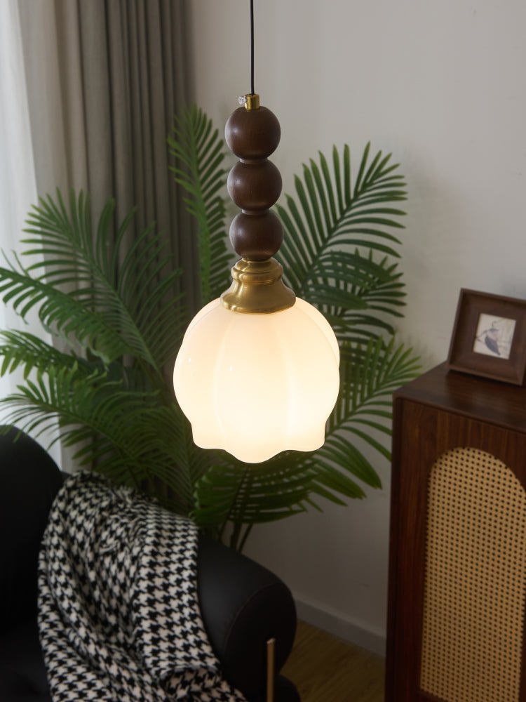 Suspension Piana en verre et bois – vue 52