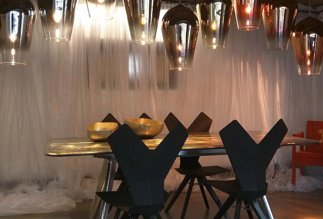 Suspension Cabestan en verre et métal – vue 39