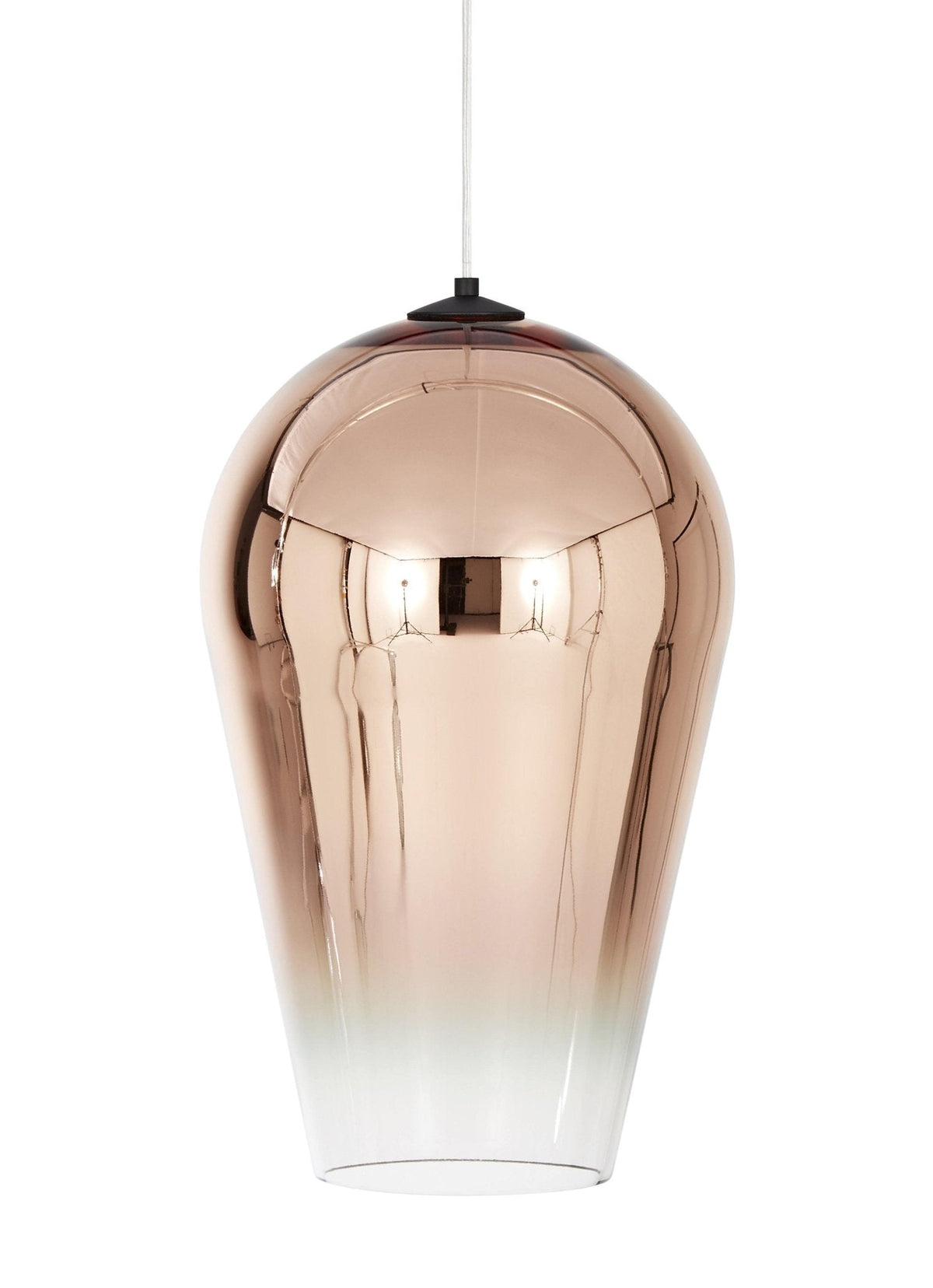 Suspension Cabestan en verre et métal – vue 21