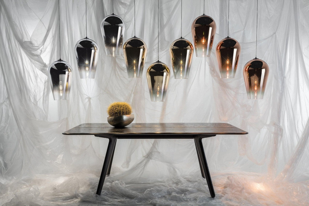 Suspension Cabestan en verre et métal – vue 37