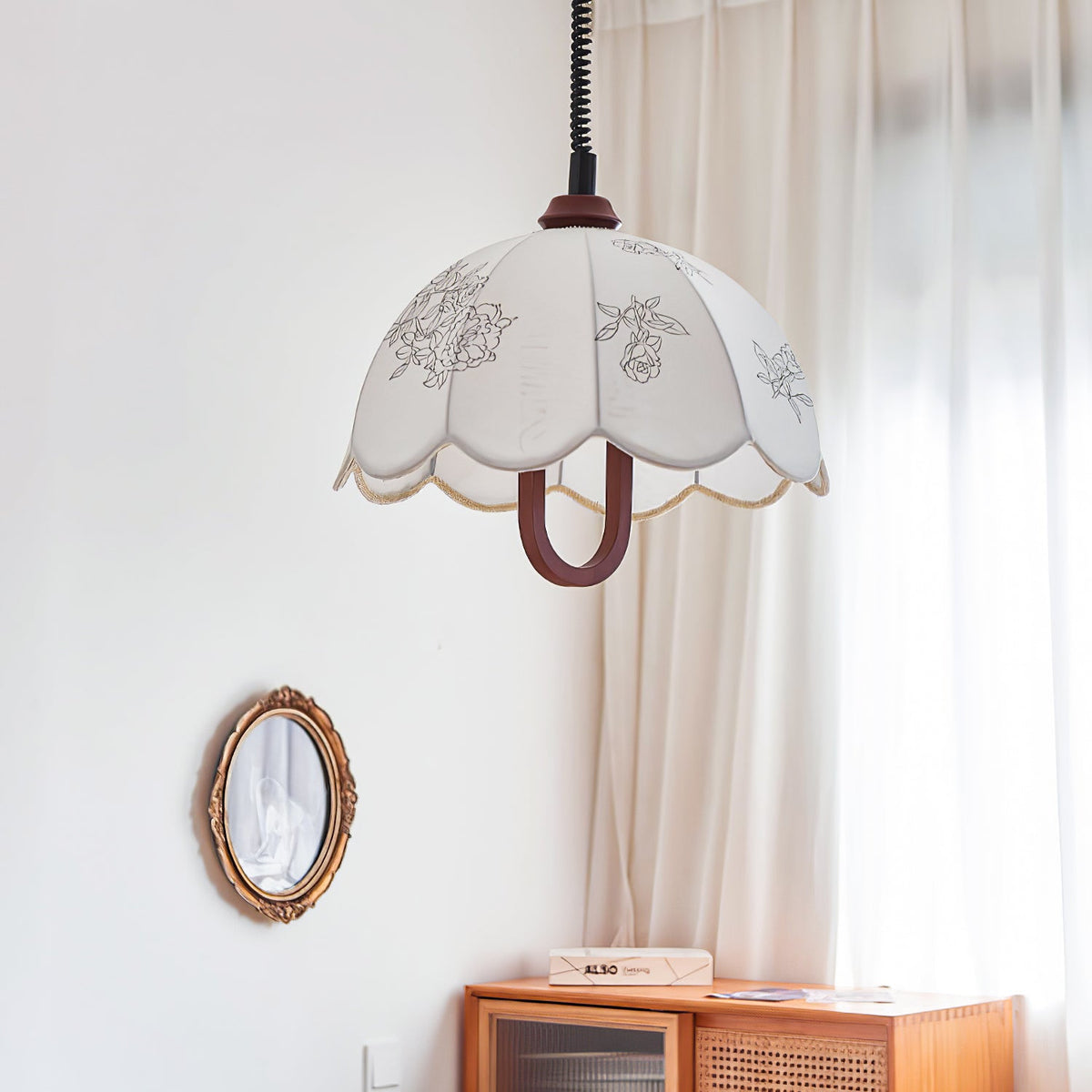 Suspension Isola en bois et tissu – vue 20