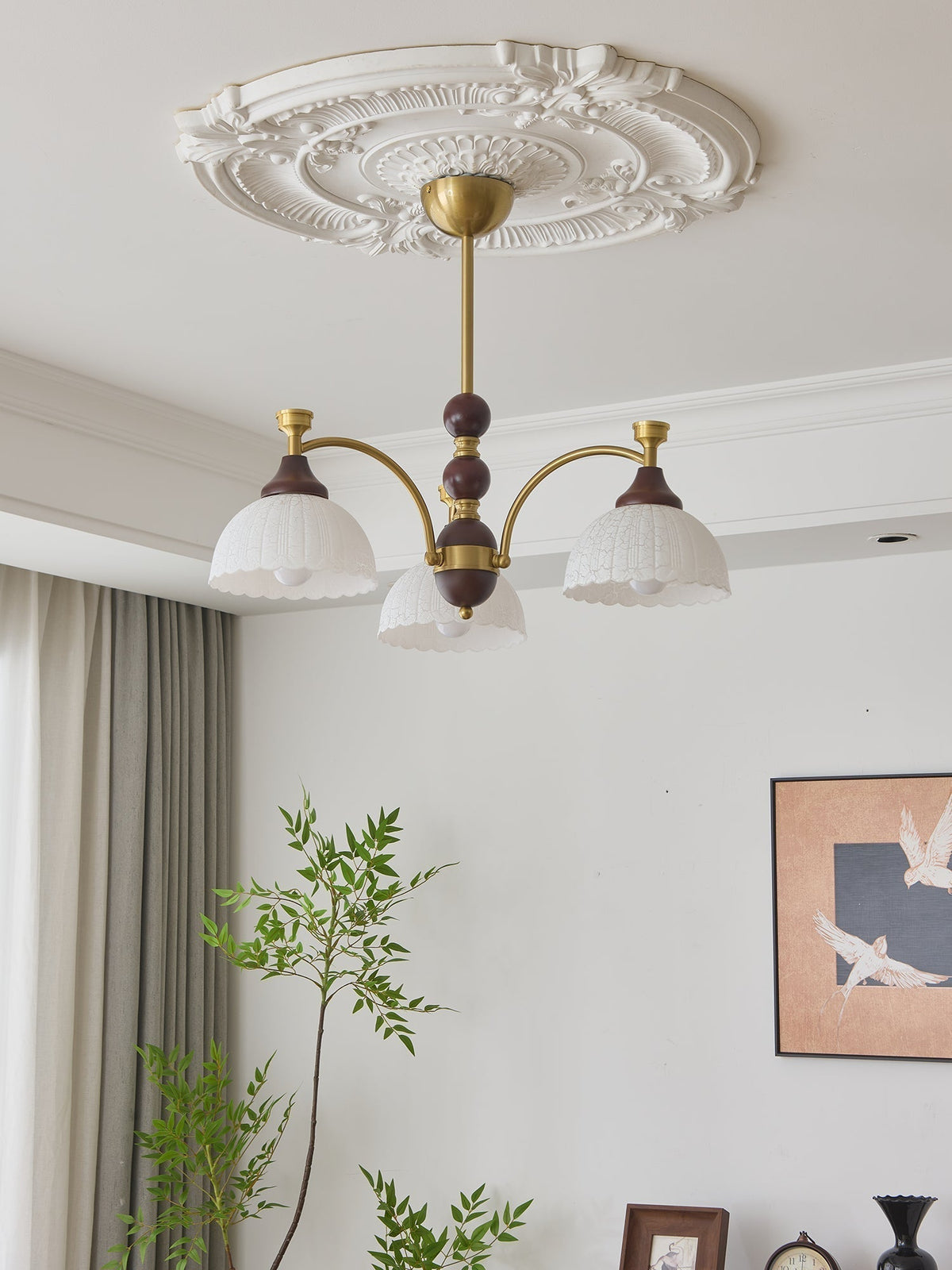 Lustre Corsaire en bois et verre – vue 27