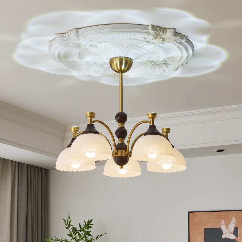 Lustre Corsaire en bois et verre – vue 16