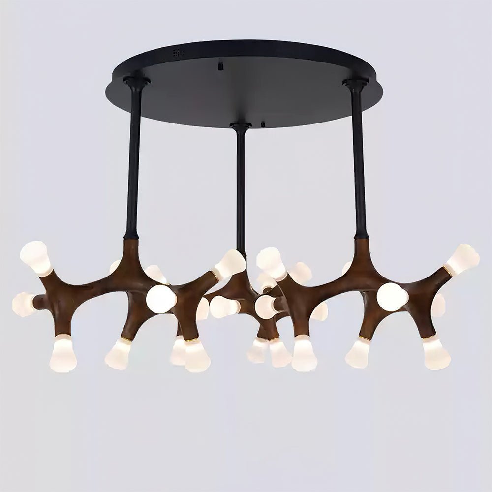 Lustre Sultane en bois et métal – vue 41