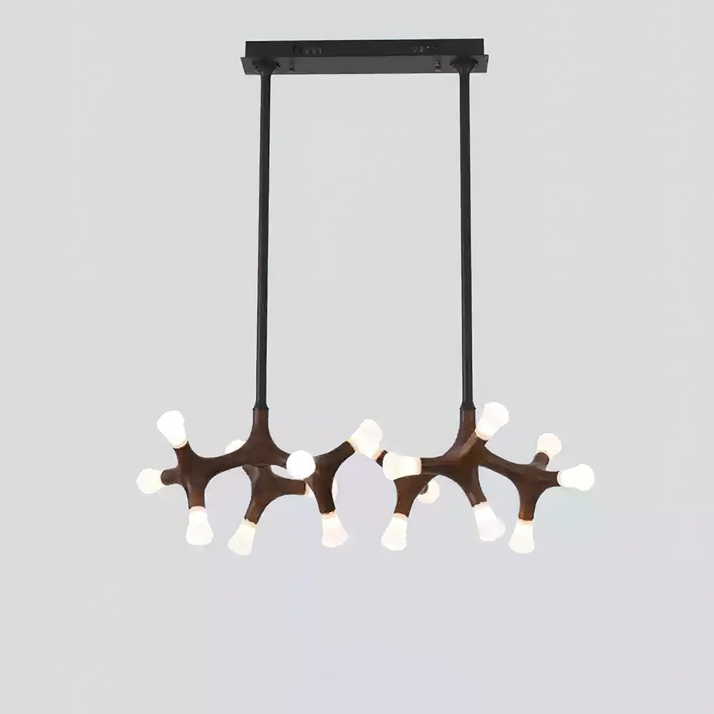 Lustre Sultane en bois et métal – vue 32