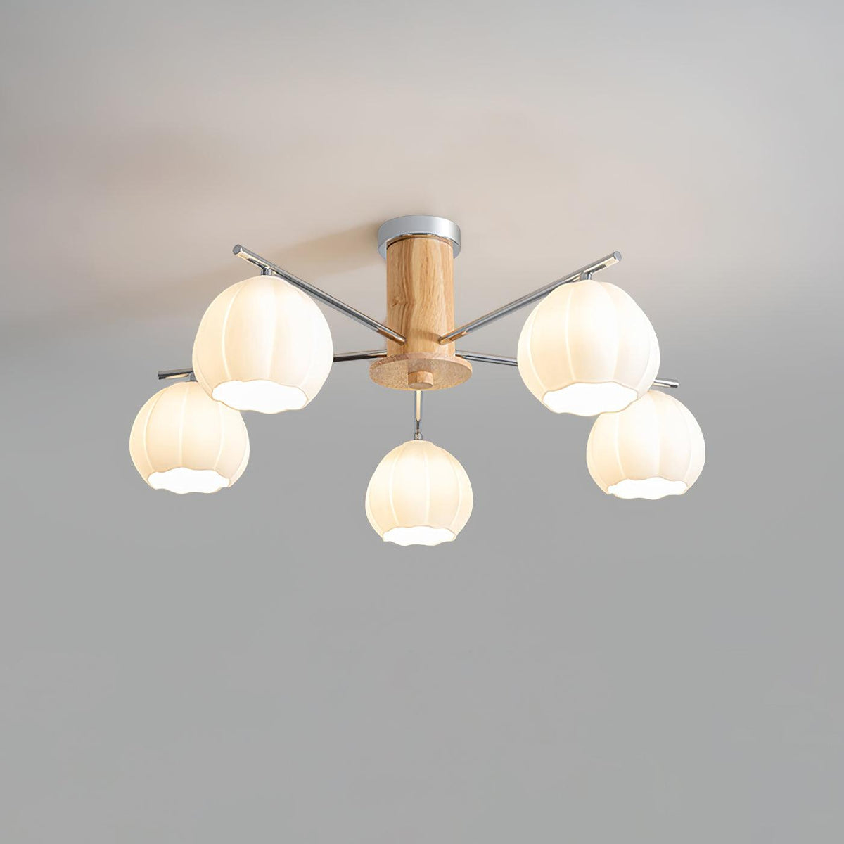 Plafonnier Lagune en verre et métal – vue 50