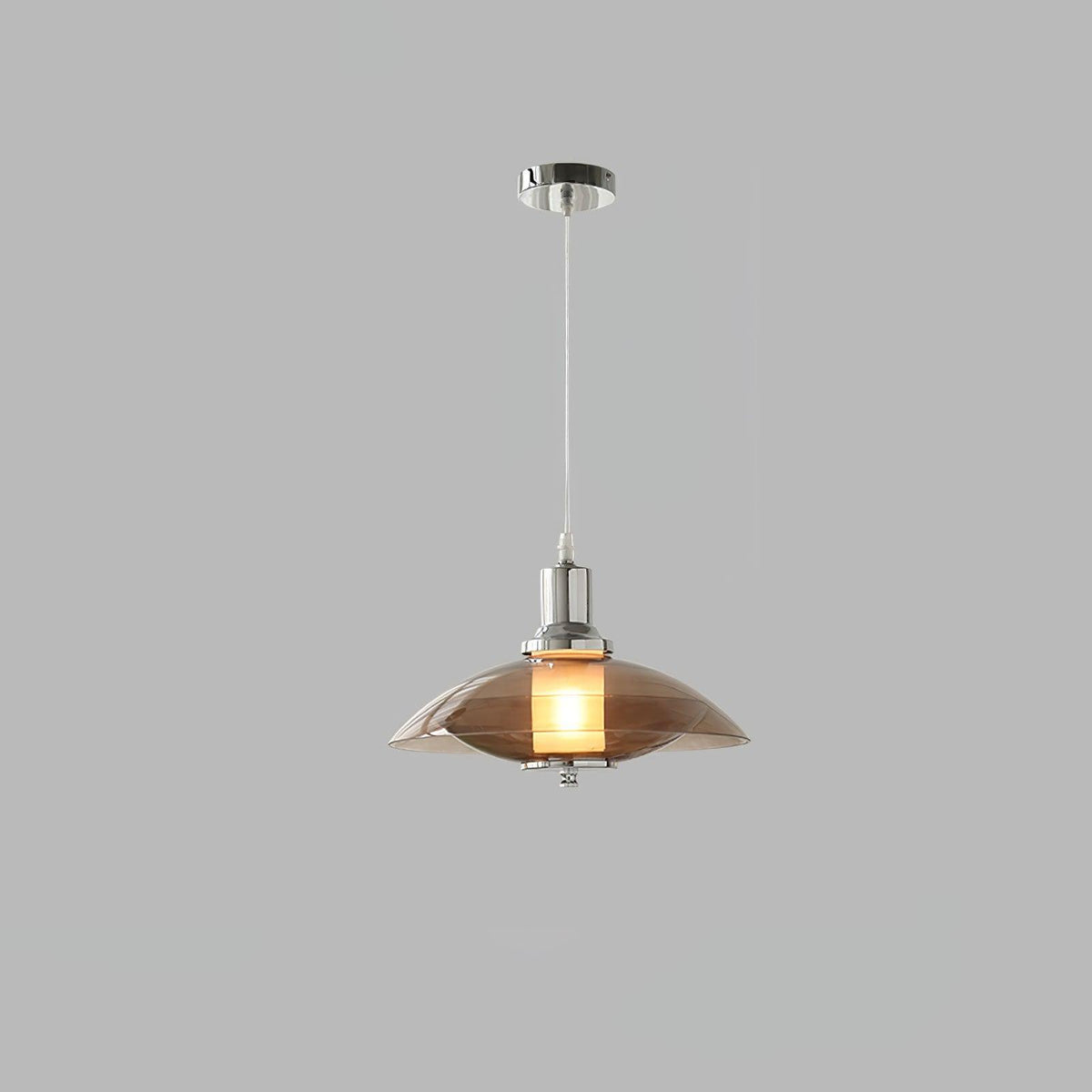 Suspension Mirabelle en verre et métal – vue 14